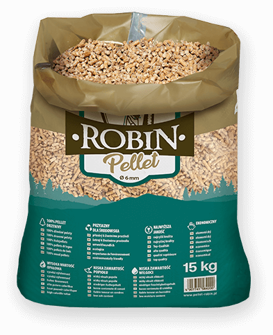 worek pelletu opałowego Robin do kupienia w Prochowicach lub sklepie internetowym